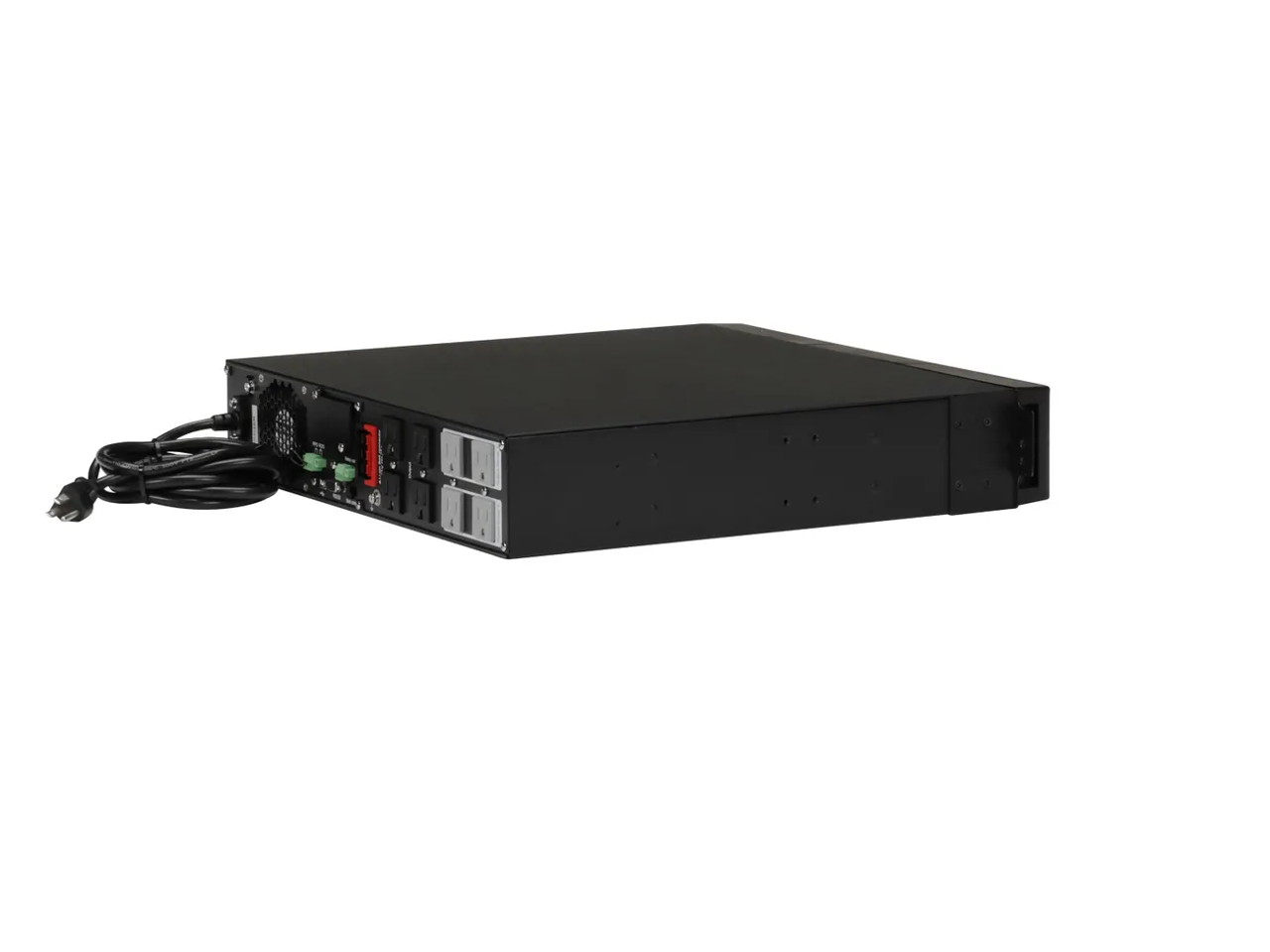 Alt View 3. Eaton - Eaton 9PX 1500VA 1350W 120V Online UPS, 5-15P, 8x 5-15R, Li-ion, Cybersecure, 2U - Black.