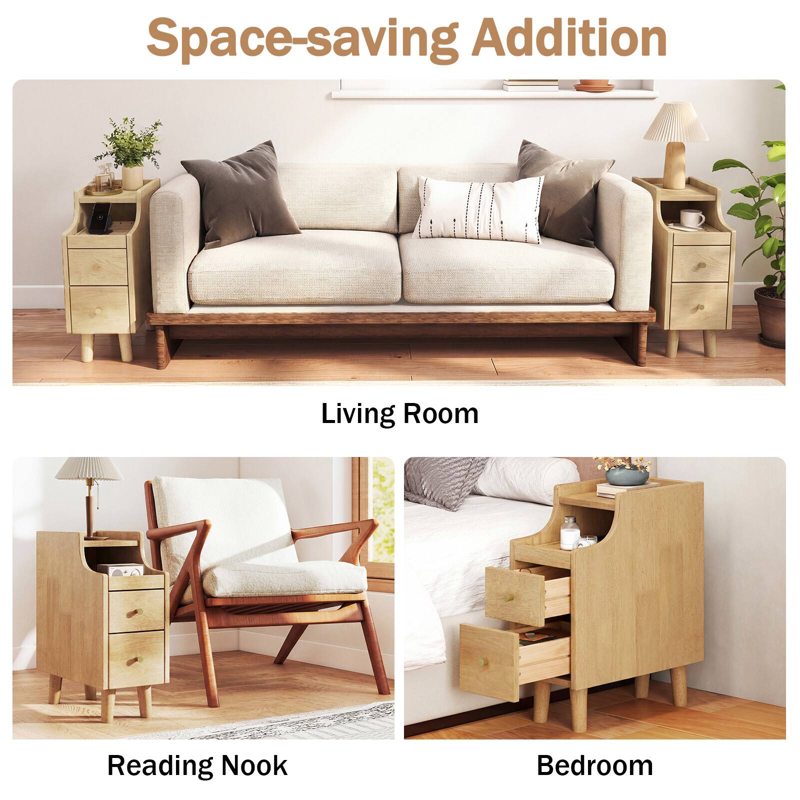 Space-saving Addition

Living Room

Reading Nook

Bedroom