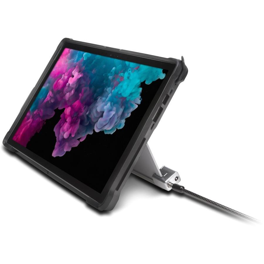 Alt View 7. Kensington - Kensington Keyed Cable Lock Surface Pro - 5.91 ft Cable - Keyed Lock - Black, Silver - Carbon Steel, Plastic - For.