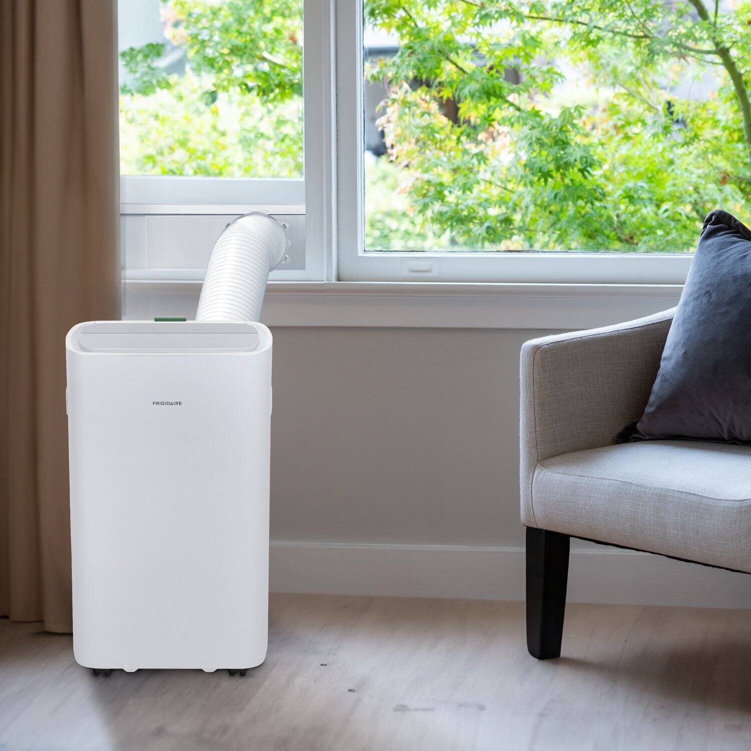 Alt View 25. Frigidaire - Frigidaire 115V 14,000 BTU 450 Sq. Ft. Portable Air Conditioner - White.