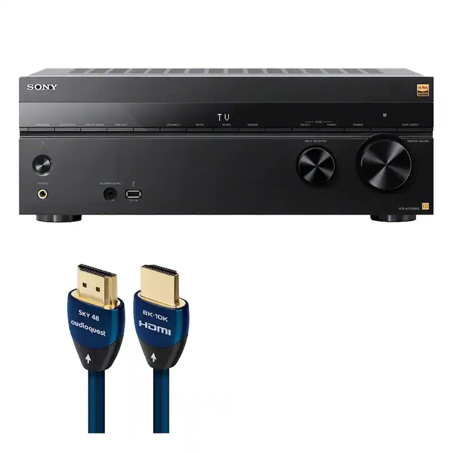 Sony STR AZ1000ES Channel 8K AV Receiver with AudioQuest SKY