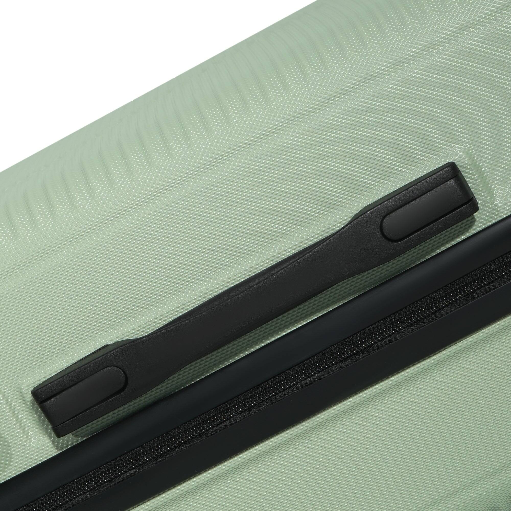 Alt View 10. BreeBe - 3-Piece Luggage Set ABS Lightweight & Durable Suitcase with Spinner Wheels, TSA Lock, (20/24/28), Green - Green.