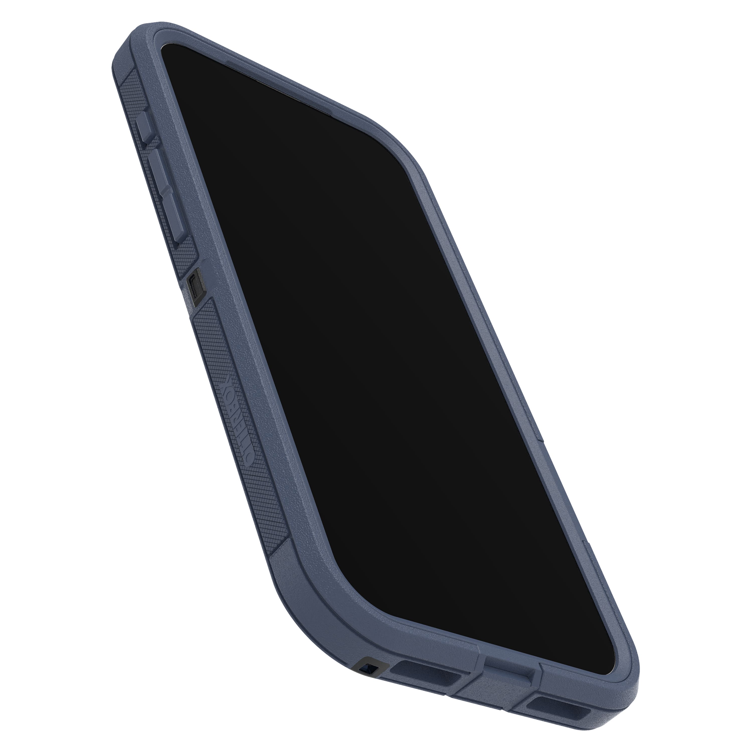 Left. OtterBox - Defender Series Pro XT Hard Shell for Apple iPhone 17 Pro Max - Blue.