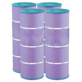 Hurricane - 4 Pack HF7483-04P Platinum Pool Filter Cartridge Replacement - Purple