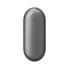 Front. PLAUD - NotePin Memory Capsule Smart AI Voice/Audio Recorder - V2 - Cosmic Grey.