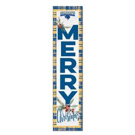 Jardine - St. Mary's University Rattlers 12'' x 48'' Outdoor Merry Christmas Leaner - White