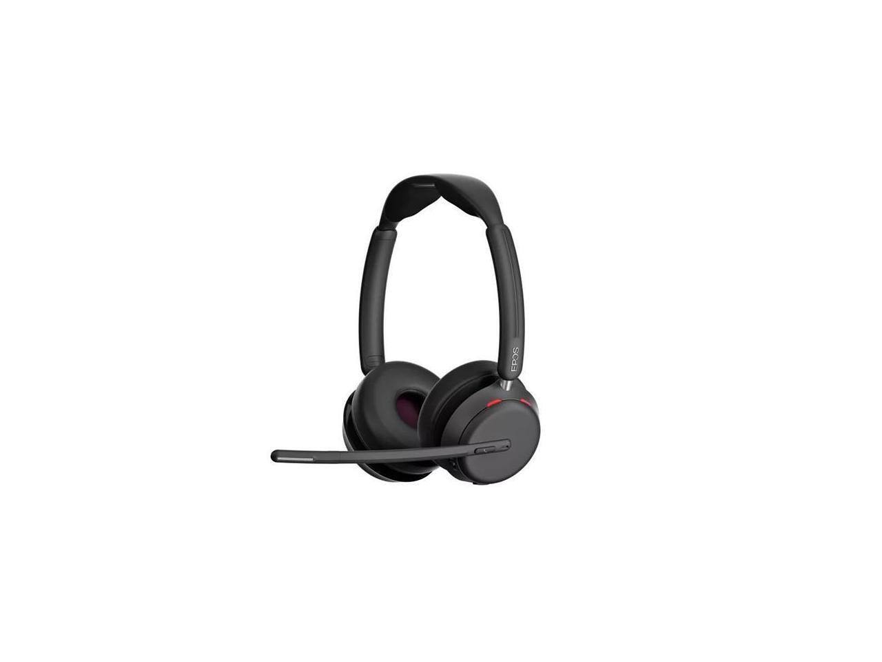 Alt View 3. EPOS - EPOS IMPACT 1060 Stereo USB-C Wired/Wireless Bluetooth On-Ear Headset - 1001134 - Black.