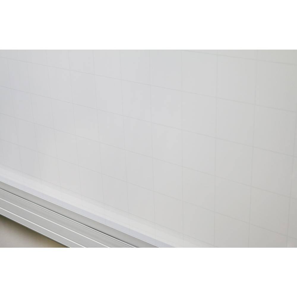 Angle. Ghent - Ghent 2"x2" Grid Magnetic Whiteboard, 2’H x 3’W.