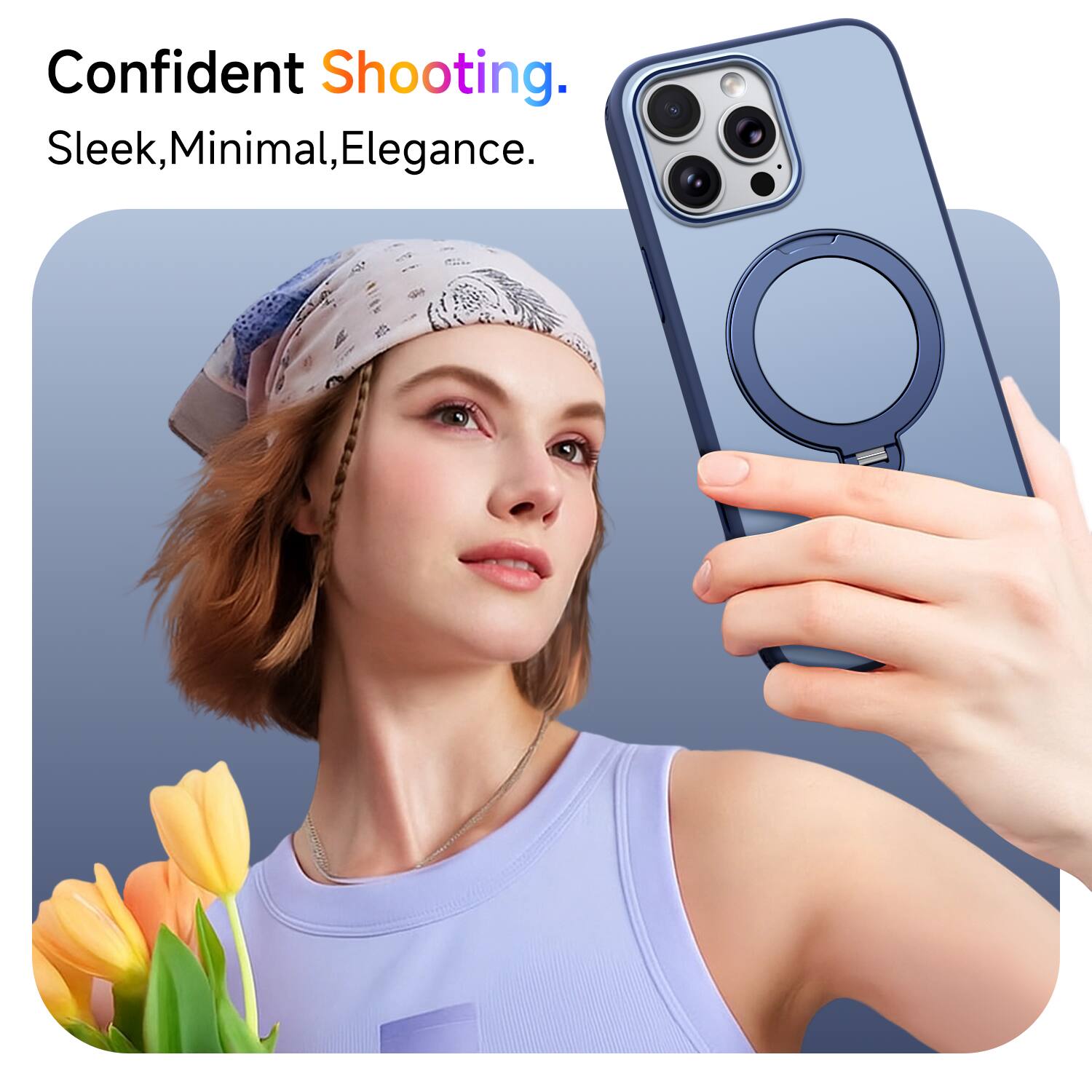 Confident Shooting. Sleek, Minimal, Elegance.