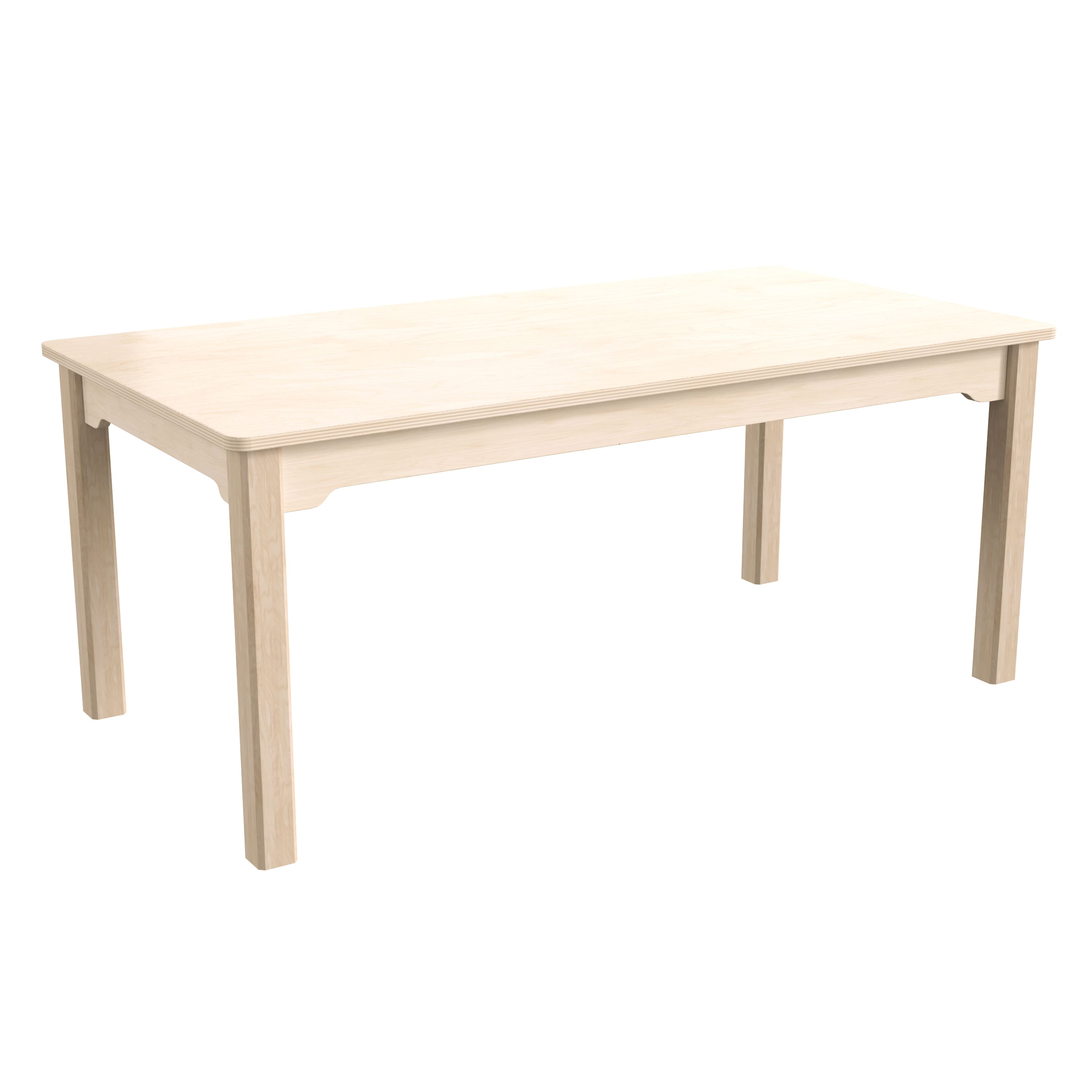 "Flash Furniture - Bright Beginnings Commercial Grade Wooden Rectangular Preschool Classroom Activity Table, (23.5""W x 47.25""D x 18""H), Bee - Natural" price history on PriceWatchPro