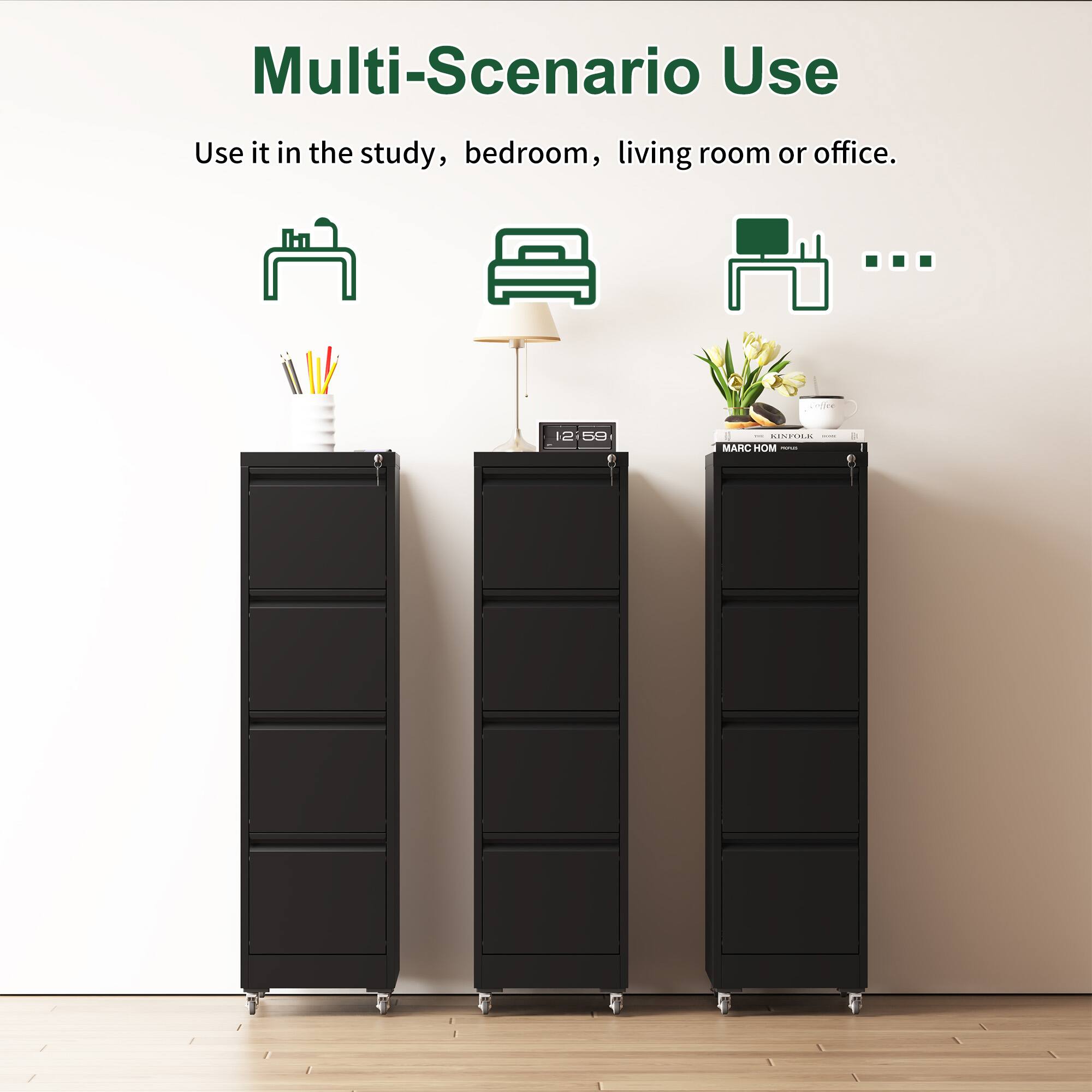Multi-Scenario Use

Use it in the study, bedroom, living room or office.