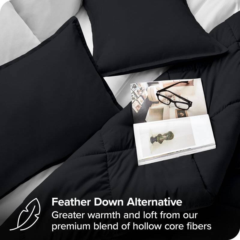 Feather Down Alternative  
Greater warmth and loft from our premium blend of hollow core fibers