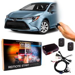 MPC - 1-Button Remote Start Kit For 2020-2022 Toyota Corolla - Plugin T-Harness - Black