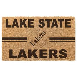 Jardine - Lake Superior State Lakers 18" x 30" Team Logo Doormat - Brown