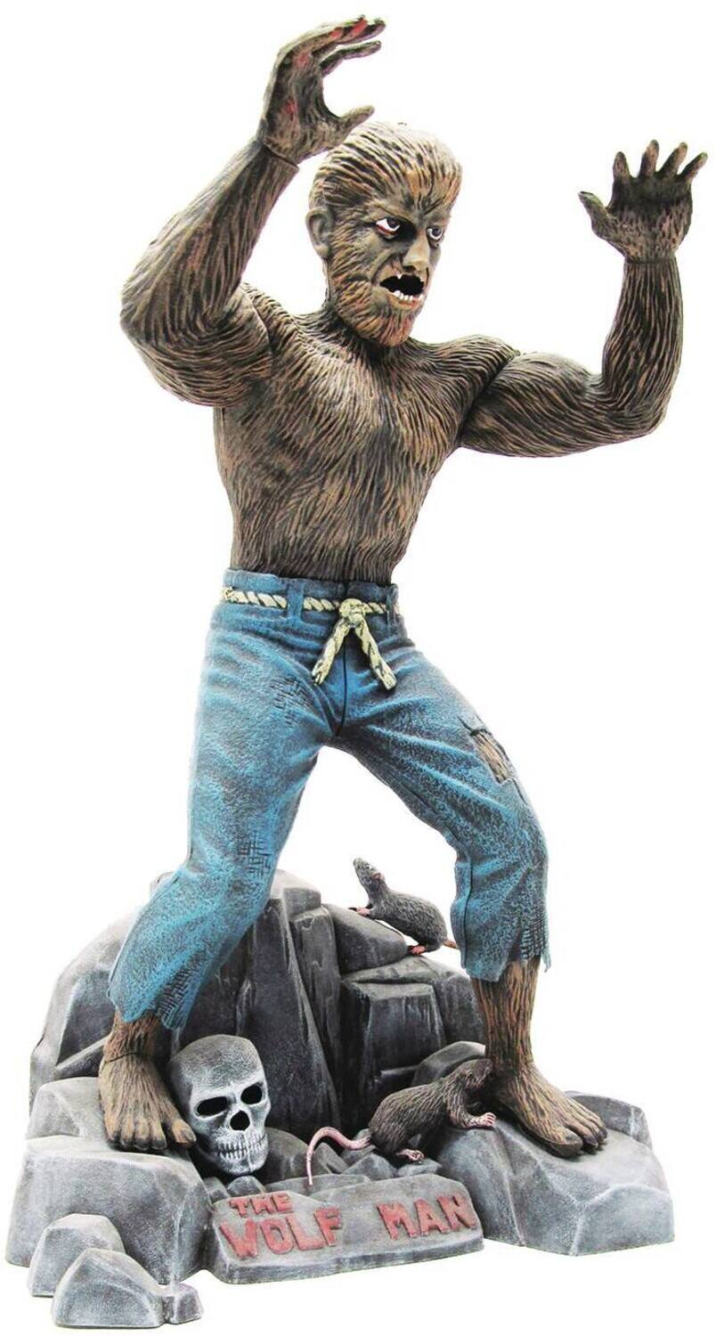 The text on the image reads:

"THE WOLF MAN"