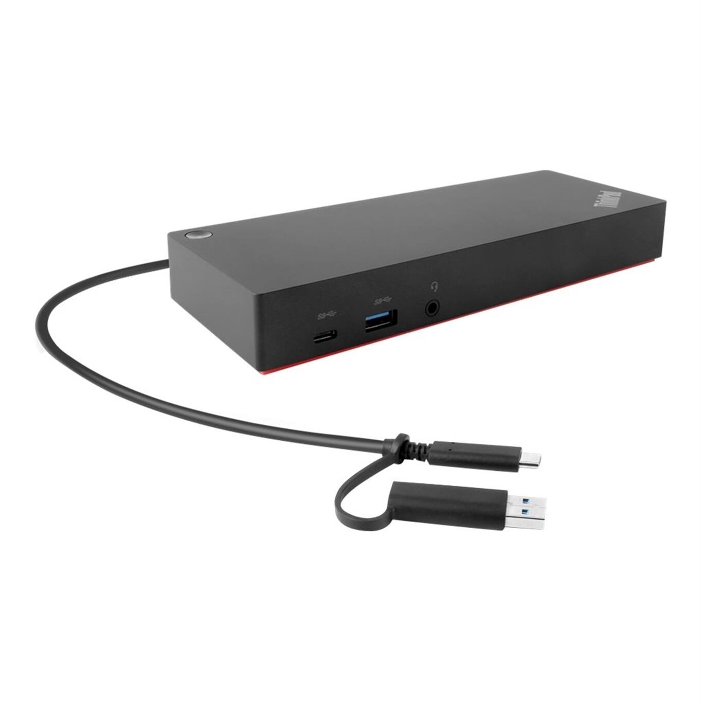 Left. Lenovo - ThinkPad Hybrid USB-C with USB-A Dock.
