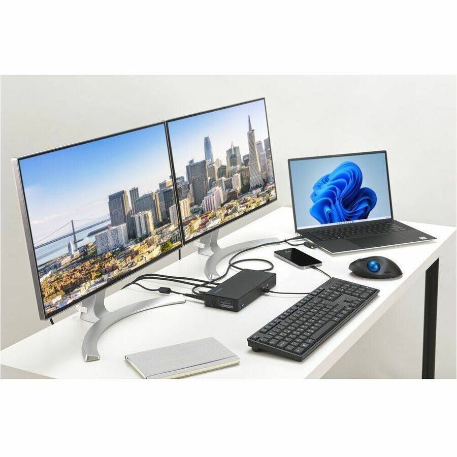 Alt View 7. Kensington - Kensington SD4781P EQ USB-C & USB-A Dual 4K Docking Station with 100W Power Delivery - for Notebook, Monitor, MacBook.