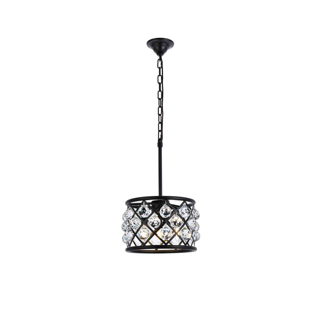 Urban Classic - Madison 3 light Pendant Clear Royal Cut Crystal - Matte Black price history on PriceWatchPro