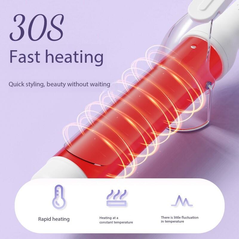 30S Fast heating  
Quick styling, beauty without waiting  

- Rapid heating  
- Heating at a constant temperature  
- There is little fluctuation in temperature