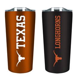 The Fanatic Group - Texas Longhorns 18oz. Soft Touch Tumbler Two-Piece Set - Multicolor