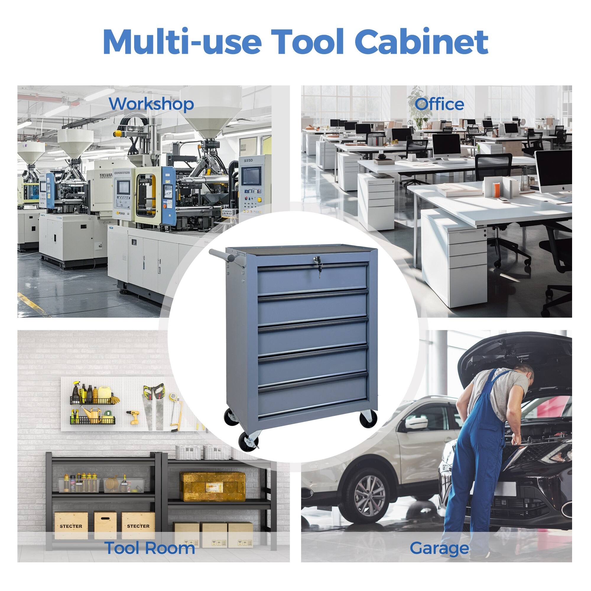 Multi-use Tool Cabinet

Workshop

Office

Tool Room

Garage