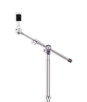Front. Gibraltar Hardware - Extendable Mini Cymbal Boom Arm, Telescoping Rod from 13 to 21.5", with Brake Style Tilter.