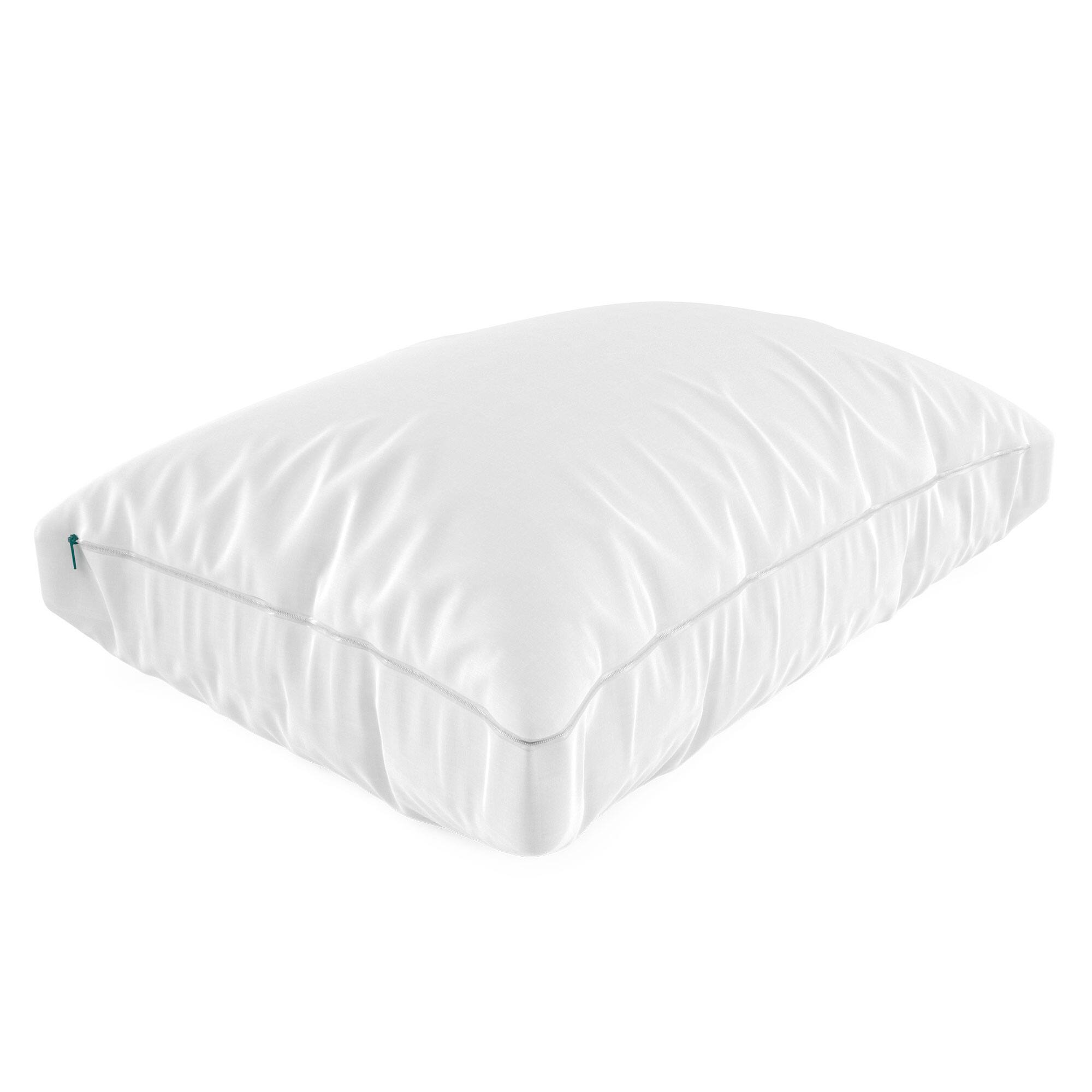 Alt View 7. Sleepgram - Sleepgram Bed Support Sleeping Pillow with Microfiber Cover, Queen Size, White - White.