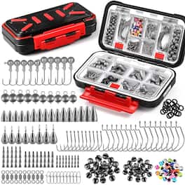 NICHOLAS KLEIN - 264/ Fishing Accessories Kit Organized Tackle Box With Included Hooks - 264pcs Fishing Accessories Kit
