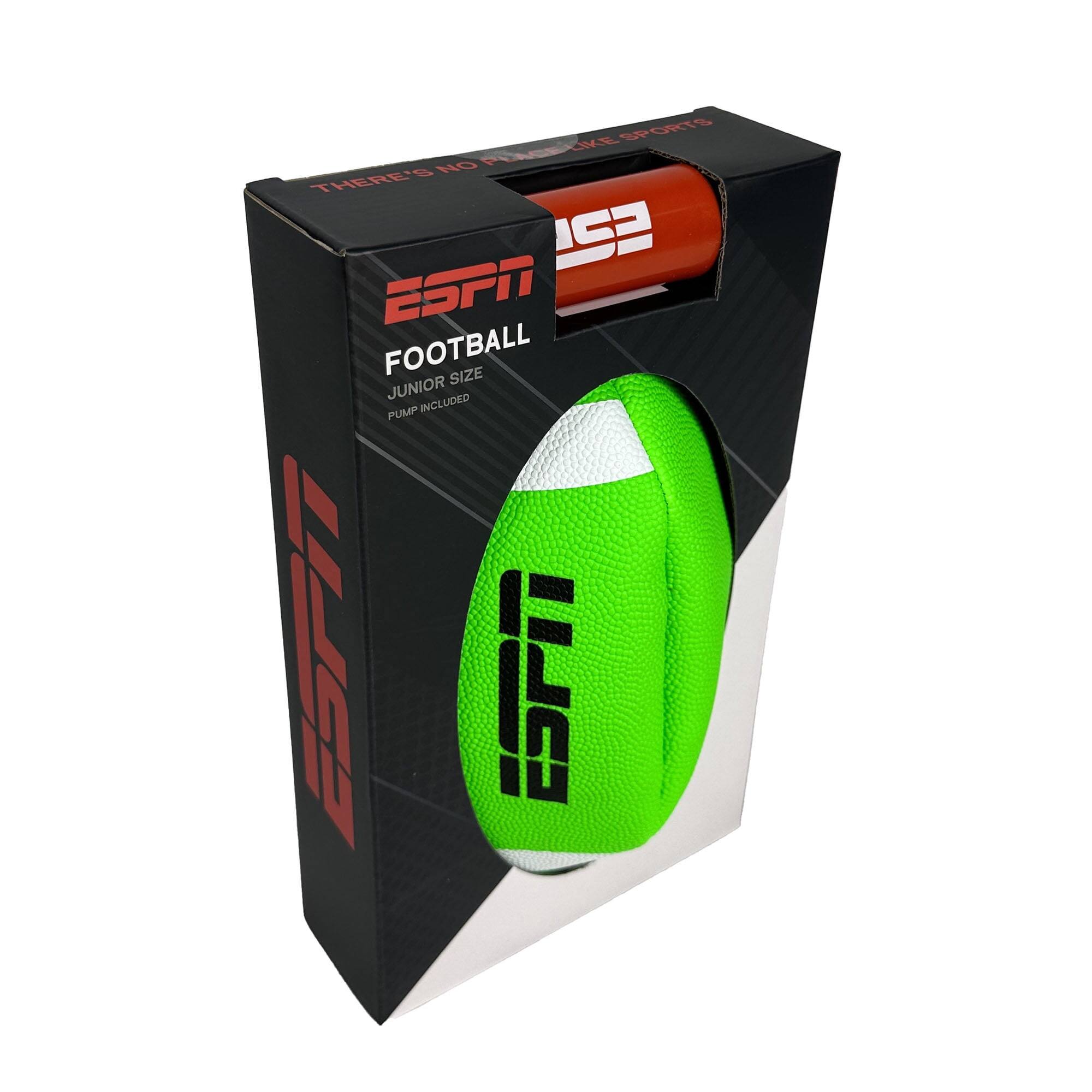 ESPN FOOTBALL  
JUNIOR SIZE  
PUMP INCLUDED  

THERE'S NO PUMP
