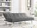 Left. Serta - Corey Multi-Functional Convertible Sofa Charcoal - Charcoal.