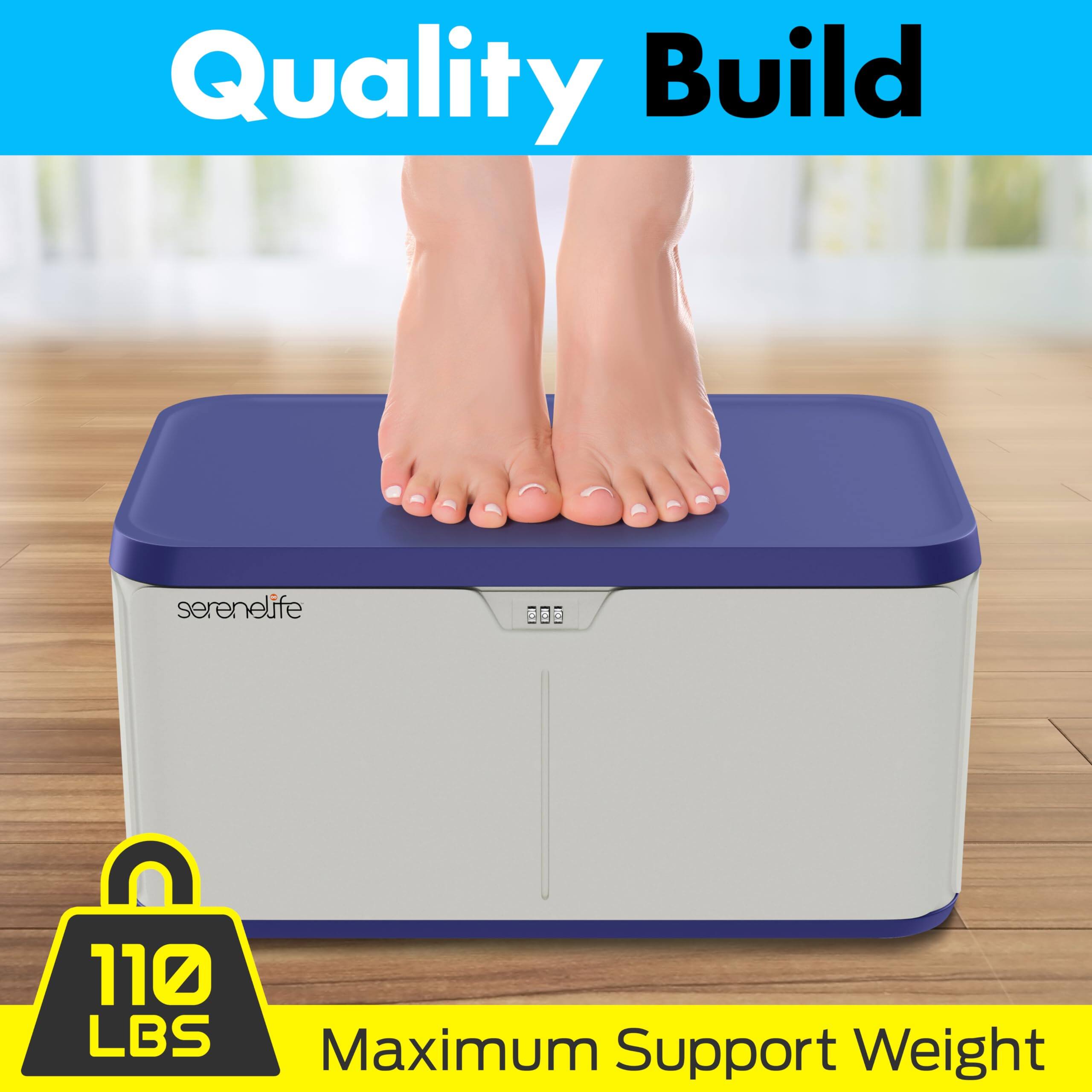 Quality Build  
serenelife  
C 110 LBS Maximum Support Weight
