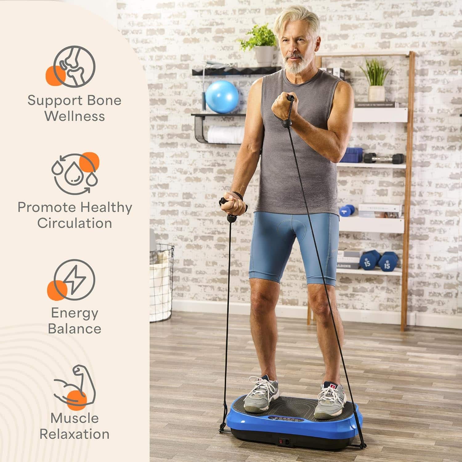 LifePro Waver Mini Vibration Plate – Whole Body Exercise Machine