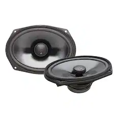 Front. Powerbass - PowerBass OE692T-CN2 - 6 x 9" 2-Ohm Thin Mount Direct Fit Speaker Upgrade, Pair - Compatible with Select Chrysler N... - Black/Gray.