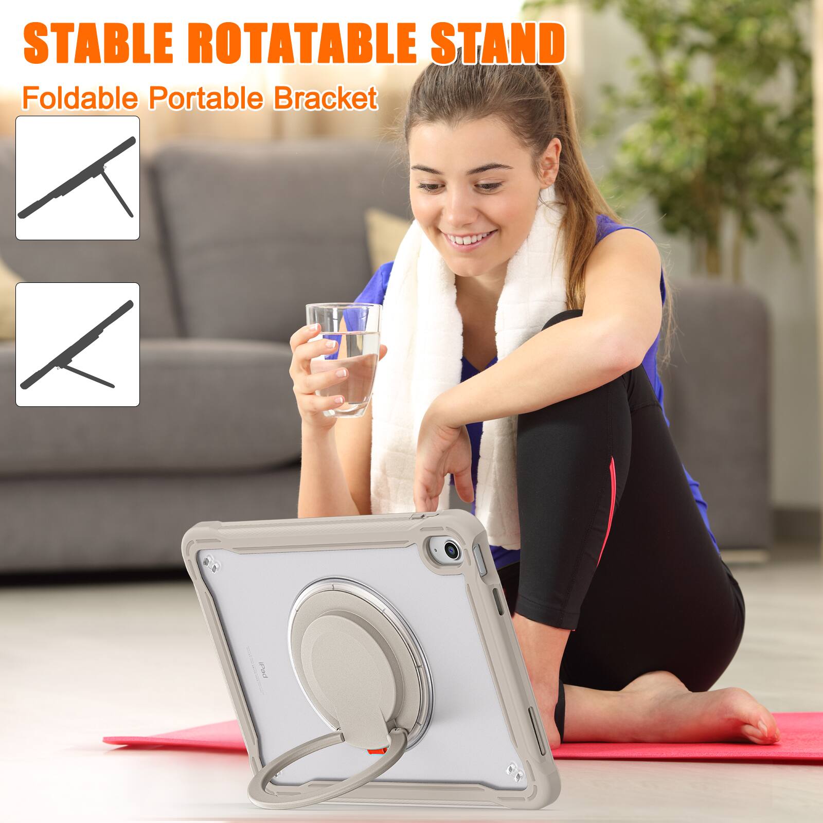 STABLE ROTATABLE STAND  
Foldable Portable Bracket