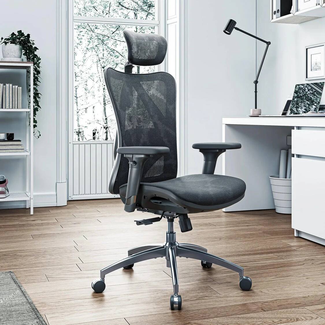 SIHOO M57 Ergonomic Office Chair with 3D Armrest, Mesh Desk Chair