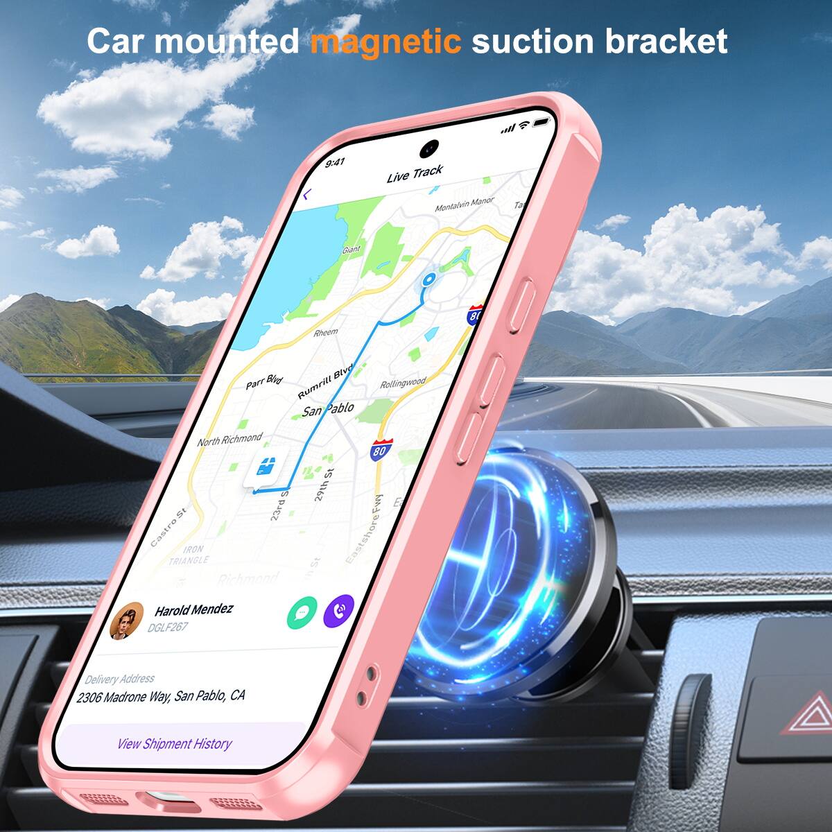 Car mounted magnetic suction bracket

Live Track Manor Montaan Ta Gant Rheem 81 Bvd Btec Part Rumrill San Pablo Rellingwood North Richmond 80 N St of zvh E 3rd Fv : Castr Eastshore IRON TRIANGLE St Richmand E Harold Mendez DGLF267 Delivery Address 2306 Madrone Way, San Pablo, CA View Shipment History