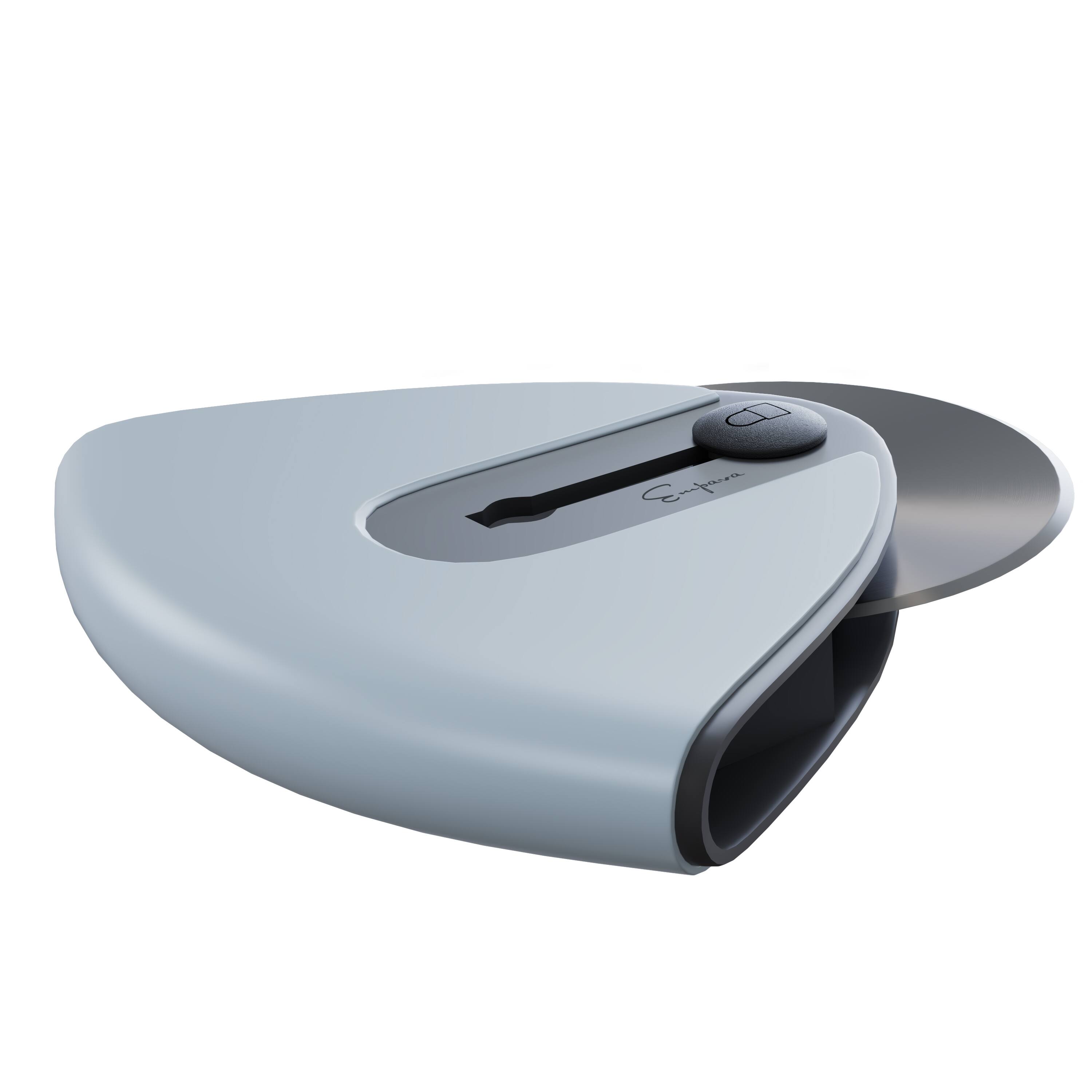 Alt View 2. Empava - 4.3-Inch Mini Retractable Pizza Cutter Wheel with Lock - Blue.