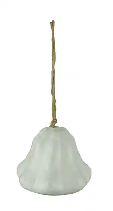 Front. Napco - White Ceramic Art Jellyfish Hanging Air Plant Holder - White.
