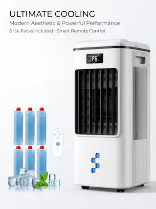 ULTIMATE COOLING
Modern Aesthetic & Powerful Performance
6 Ice Packs Included | Smart Remote Control