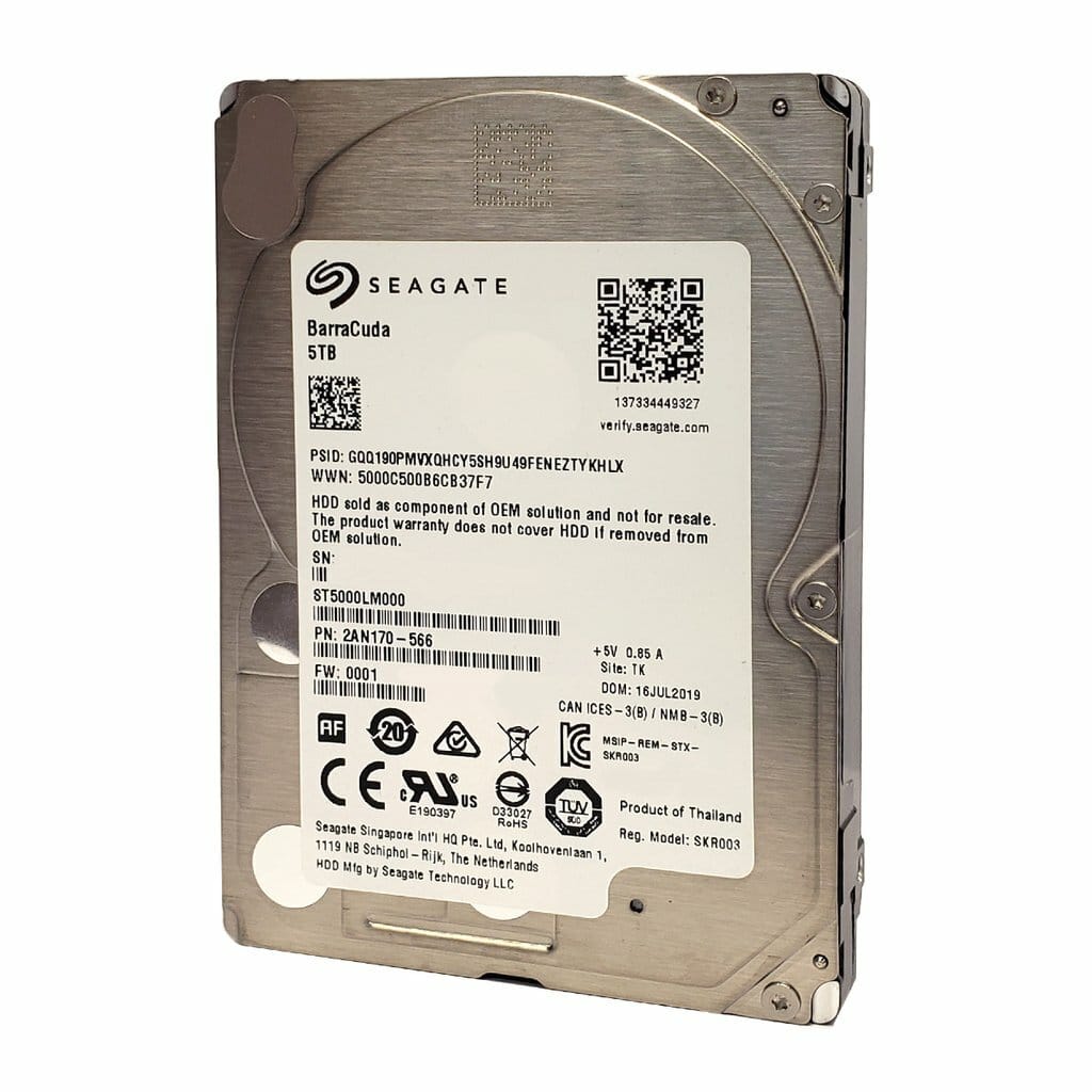 Seagate - 5TB 2.5" Hard Drive ST5000LM000 BarraCuda Internal 5400RPM