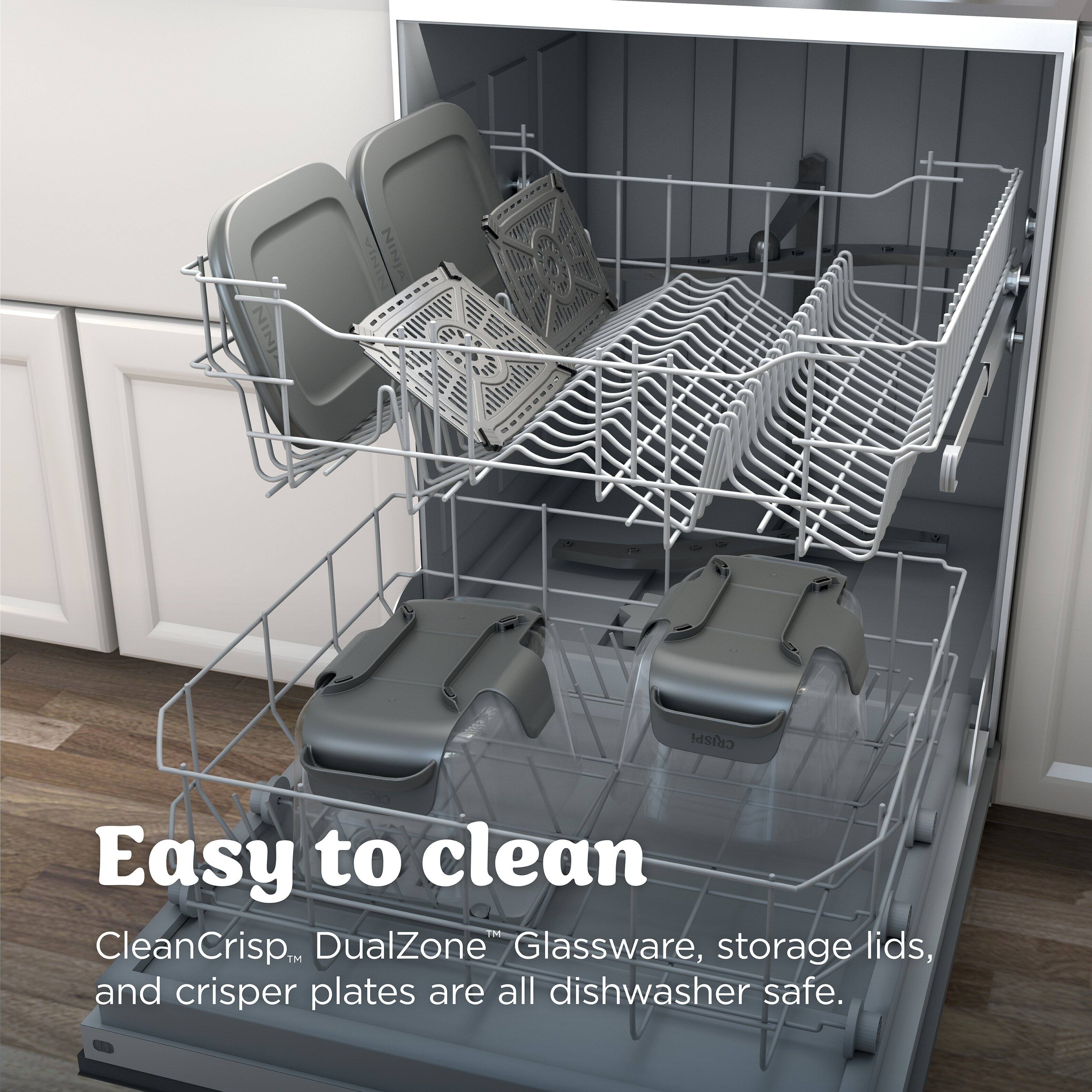 Easy to clean

CleanCrisp™ DualZone™ Glassware, storage lids, and crisper plates are all dishwasher safe.