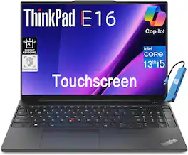 Lenovo - Upgraded - ThinkPad E16 Gen 1 16" WUXGA Touchscreen Business Laptop - Intel Core i5 - 40GB RAM - 1TB SSD - Backlit - FP - Win 11Pro - Black