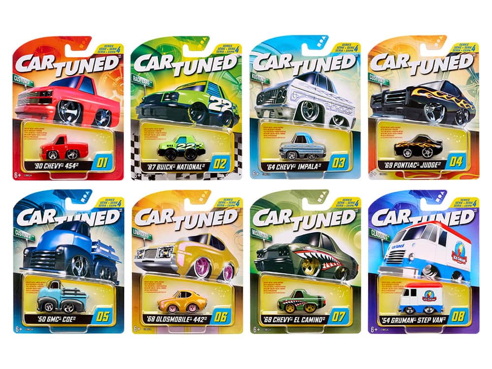 ミニカー CAR TUNED SERIES4 Car Tuned Hobby/Alt 2025 Series 4 Set of 8 Pieces Diecast Model