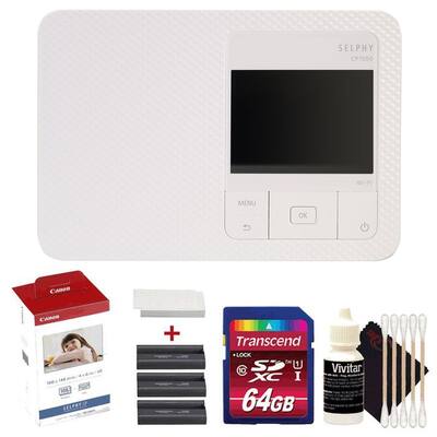 Bundle: Canon SELPHY CP1500 Compact Photo Printer w/ Color Ink 4x6 Bundle: Canon SELPHY CP1500 Compact Photo Printer w/ Color Ink 4x6