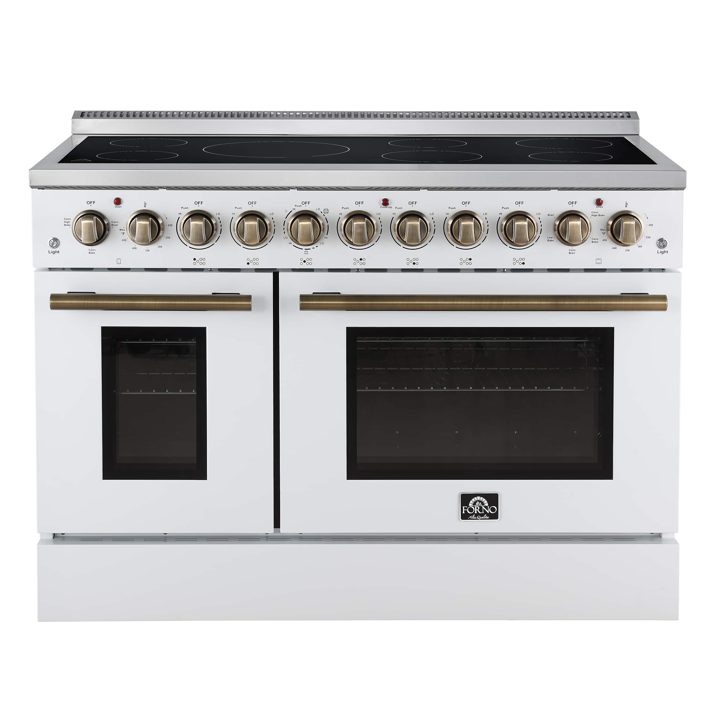 Forno Appliances - Paolo 6.7 Cu. Ft. Freestanding Electric True Convection Range - White