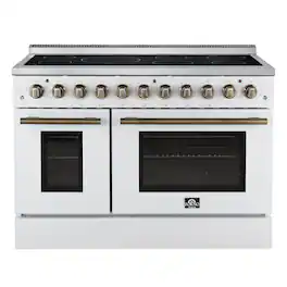 Forno Appliances - Paolo 6.7 Cu. Ft. Freestanding Electric True Convection Range - White