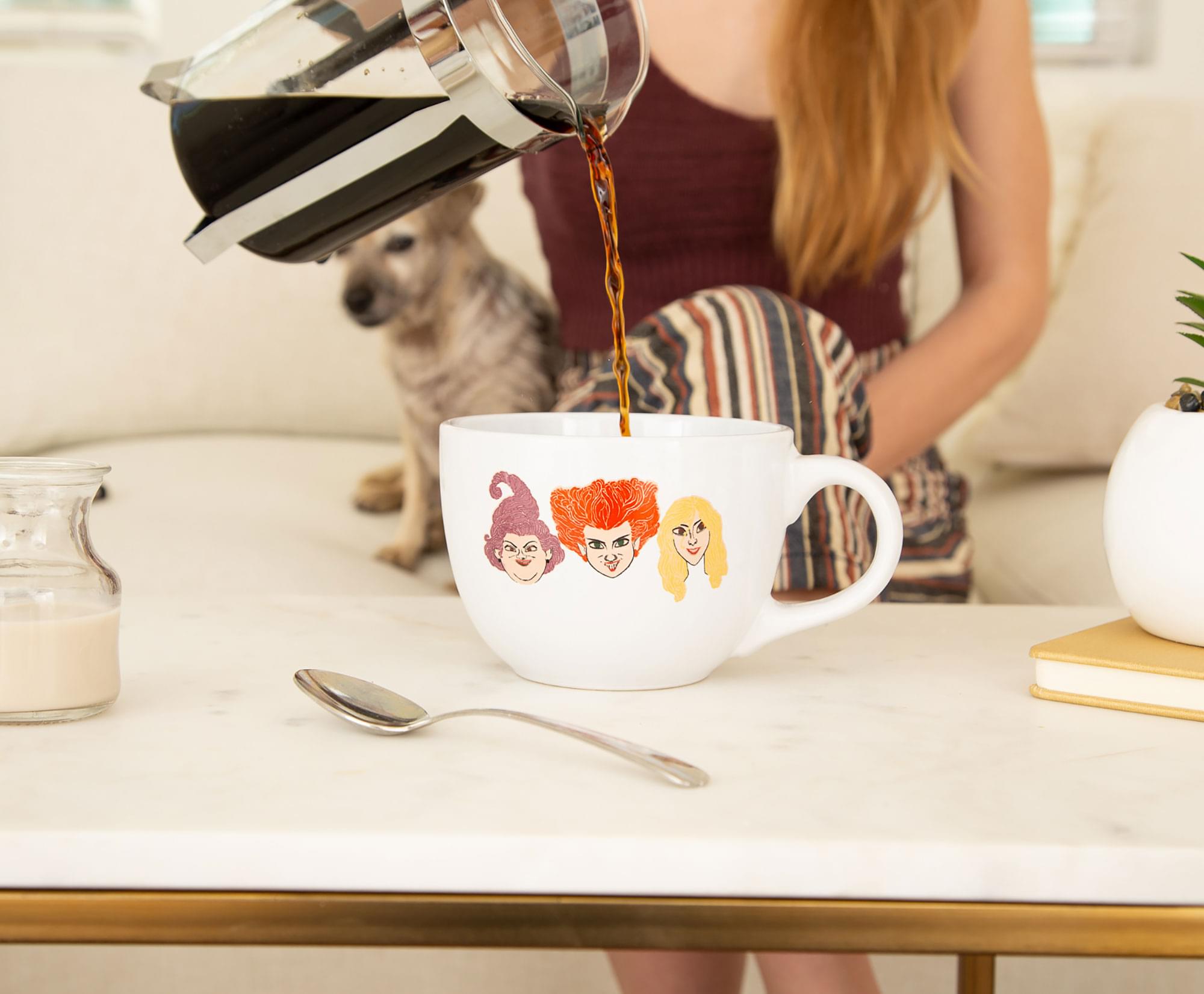 Alt View 10. Silver Buffalo - Disney Hocus Pocus Sanderson Sisters Ceramic Soup Mug | 24 Ounces - White.