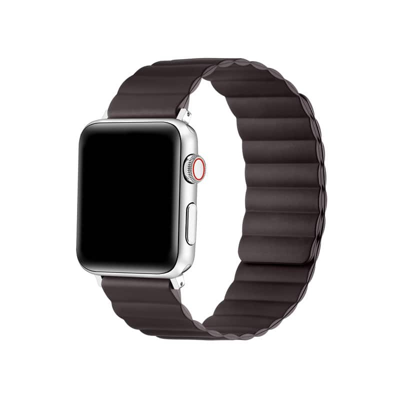 Posh Tech - Magnetic Silicone Band for Apple Watch - Dark Coffee price history on PriceWatchPro