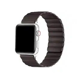 Posh Tech - Magnetic Silicone Band for Apple Watch - Dark Coffee