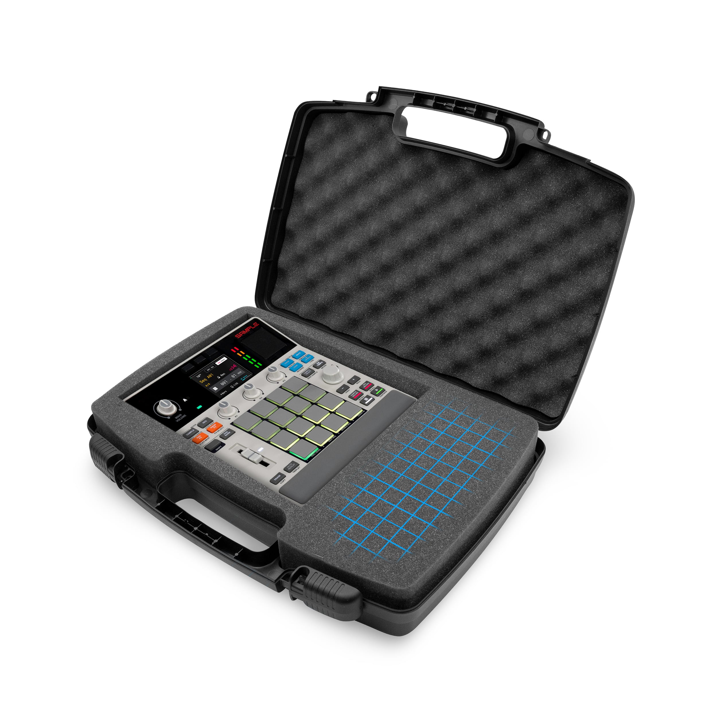CASEMATIX - Hard Carrying Case for Akai Professional MPC Sample – Customizable Foam, Hard Travel Case for Portable Sampler price history on PriceWatchPro